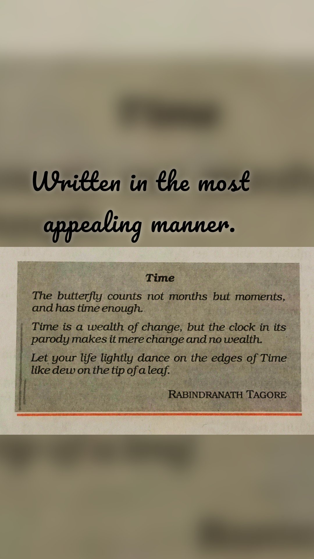 Written in the most appealing manner.